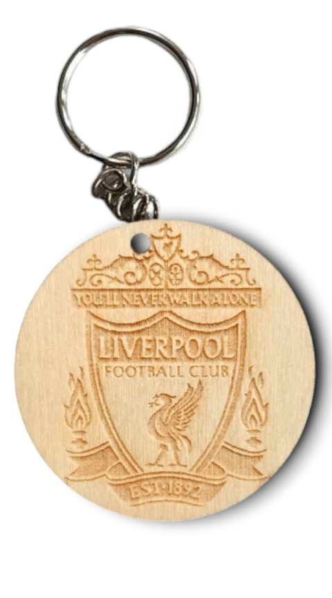 Brelok drewniany LIVERPOOL 5cm